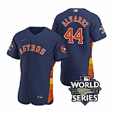 Astros 44 Yordan Alvarez Navy Nike 2022 World Series Flexbase Jersey,baseball caps,new era cap wholesale,wholesale hats